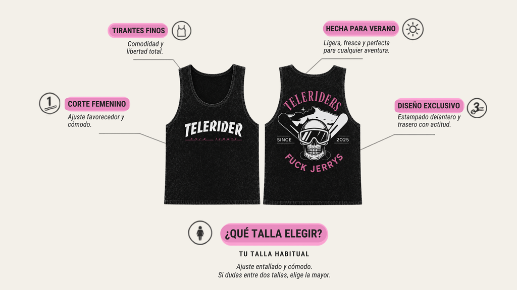 PinkRider tirantes